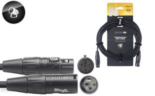 Stagg NDX10R-3, XLR, 10 м цена и информация | Кабели и провода | pigu.lt