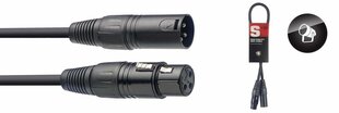 DMX кабель Stagg XLR/f - XLR/m 0.5 м цена и информация | Кабели и провода | pigu.lt