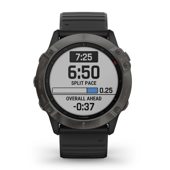 Garmin fenix® 6X Pro Sapphire Carbon Grey DLC/Black kaina ir informacija | Išmanieji laikrodžiai (smartwatch) | pigu.lt