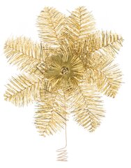 Winterseason eglutės viršūnė Žvaigždė, auksinės spalvos, 25 cm kaina ir informacija | Eglutės žaisliukai, viršūnės | pigu.lt