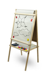Dvipusė magnetinė piešimo lenta su popieriaus ritiniu 3toysm, MPP, dėž. kaina ir informacija | Lavinamieji žaislai | pigu.lt