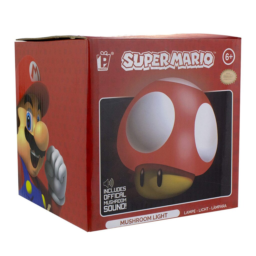 Paladone Super Mario Mushroom Red kaina ir informacija | Žaidėjų atributika | pigu.lt