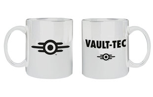 Fallout Vault-Tec Logo Mug White, 330ml kaina ir informacija | Žaidėjų atributika | pigu.lt