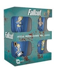 Fallout Vault Boy Small Glasses 4-Pack, 60ml цена и информация | Атрибутика для игроков | pigu.lt