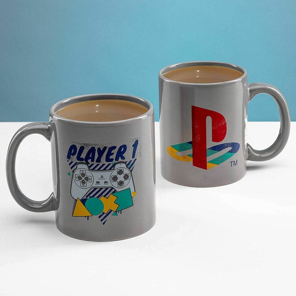 Gift Set: PlayStation Player 1 and Player 2 Mug Set, 300ml цена и информация | Žaidėjų atributika | pigu.lt