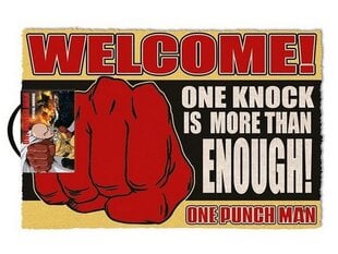 Door Mat One Punch Man - One Knock, 40x60cm kaina ir informacija | Žaidėjų atributika | pigu.lt