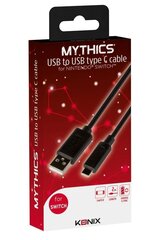 Konix Mythics Charge and Sync, USB Type-C, 2 m цена и информация | Кабели для телефонов | pigu.lt