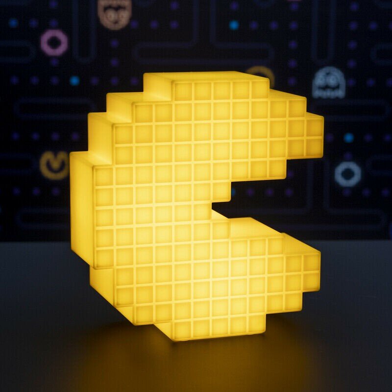 Pac-Man Pixelated Pac-Man Light with Sound kaina ir informacija | Žaidėjų atributika | pigu.lt