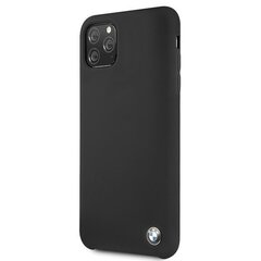 Telefono dėklas BMW BMHCN65SILBK iPhone 11 Pro Max black Silicone kaina ir informacija | Telefono dėklai | pigu.lt