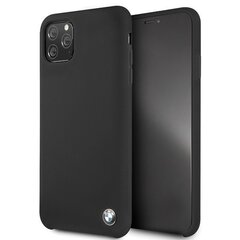 Telefono dėklas BMW BMHCN65SILBK iPhone 11 Pro Max black Silicone kaina ir informacija | Telefono dėklai | pigu.lt