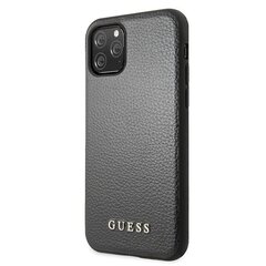 Guess GUHCN58IGLBK iPhone 11 Pro czarny/black hard case Iridescent kaina ir informacija | Telefono dėklai | pigu.lt