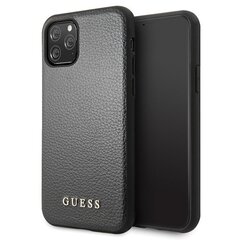 Guess GUHCN58IGLBK iPhone 11 Pro czarny/black hard case Iridescent kaina ir informacija | Telefono dėklai | pigu.lt
