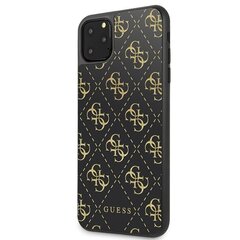 Guess GUHCN654GGPBK skirtas Apple iPhone 11 Pro Max, juodas kaina ir informacija | Telefono dėklai | pigu.lt