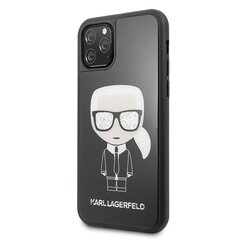 Telefono dėklas Karl Lagerfeld KLHCN58DLFKBK iPhone 11 Pro black kaina ir informacija | Telefono dėklai | pigu.lt