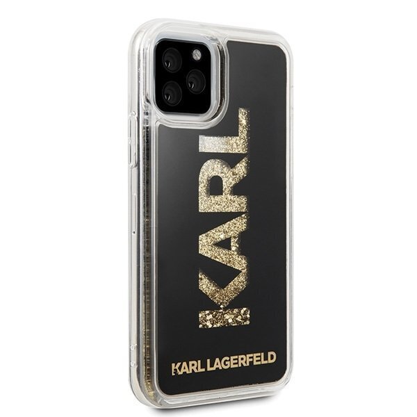 Telefono dėklas Karl Lagerfeld KLHCN58KAGBK iPhone 11 Pro black Karl logo Glitter цена и информация | Telefono dėklai | pigu.lt