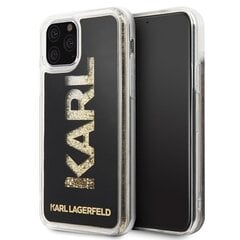 Чехол для телефона Karl Lagerfeld KLHCN58KAGBK iPhone 11 Pro black Karl logo Glitter цена и информация | Чехлы для телефонов | pigu.lt