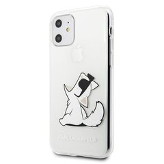 Чехол для телефона Karl Lagerfeld KLHCN61CFNRC iPhone 11 hardcase transparent Choupette Fun цена и информация | Чехлы для телефонов | pigu.lt