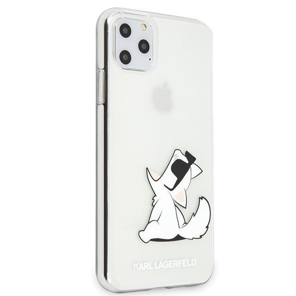 Telefono dėklas Karl Lagerfeld KLHCN65CFNRC iPhone 11 Pro Max hardcase transparent Choupette Fun цена и информация | Telefono dėklai | pigu.lt