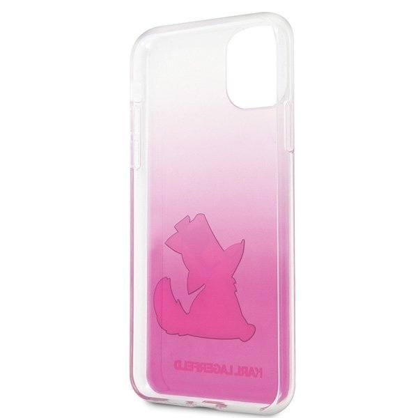 Telefono dėklas Karl Lagerfeld KLHCN65CFNRCPI iPhone 11 Pro Max hardcase pink Choupette Fun kaina ir informacija | Telefono dėklai | pigu.lt