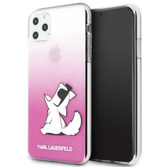 Чехол для телефона Karl Lagerfeld KLHCN65CFNRCPI iPhone 11 Pro Max hardcase pink Choupette Fun цена и информация | Чехлы для телефонов | pigu.lt