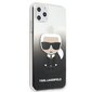 Telefono dėklas Karl Lagerfeld KLHCN65TRDFKBK iPhone 11 Pro Max black Gradient Ikonik Karl kaina ir informacija | Telefono dėklai | pigu.lt