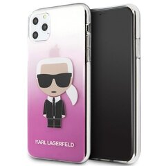 Чехол для телефона Karl Lagerfeld KLHCN65TRDFKPI iPhone 11 Pro Max pink Gradient Ikonik Karl цена и информация | Чехлы для телефонов | pigu.lt