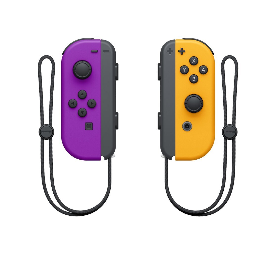 Žaidimų pultelis Nintendo Switch Joy-Con Pair Neon Orange Purple kaina ir informacija | Žaidimų pultai  | pigu.lt