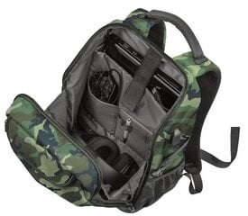 Рюкзак для ноутбука Trust, чёрный/зелёный цена и информация | Рюкзаки, сумки, чехлы для компьютеров | pigu.lt