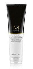 Plaukų šampūnas ir kondicionierius vyrams Paul Mitchell Mitch Double Hitter 2-in-1 250 ml kaina ir informacija | Šampūnai | pigu.lt