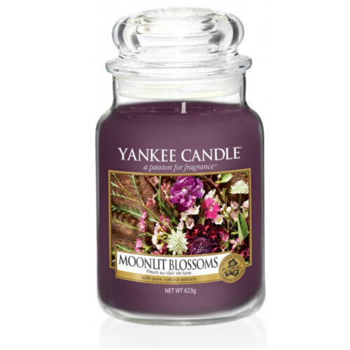 Kvapioji žvakė Yankee Candle Moonlit Blossoms 623 g kaina ir informacija | Žvakės, Žvakidės | pigu.lt