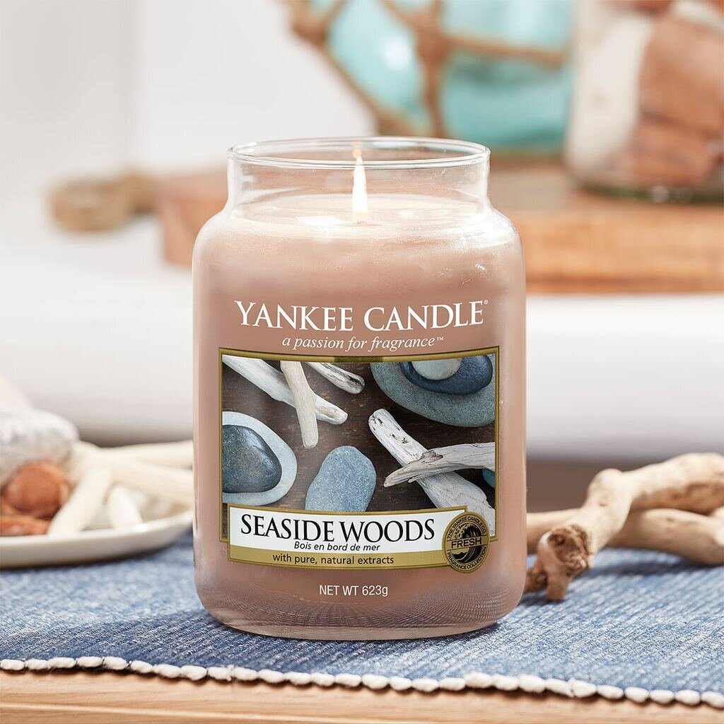 Kvapioji žvakė Yankee Candle Seaside Woods 623 g kaina | pigu.lt