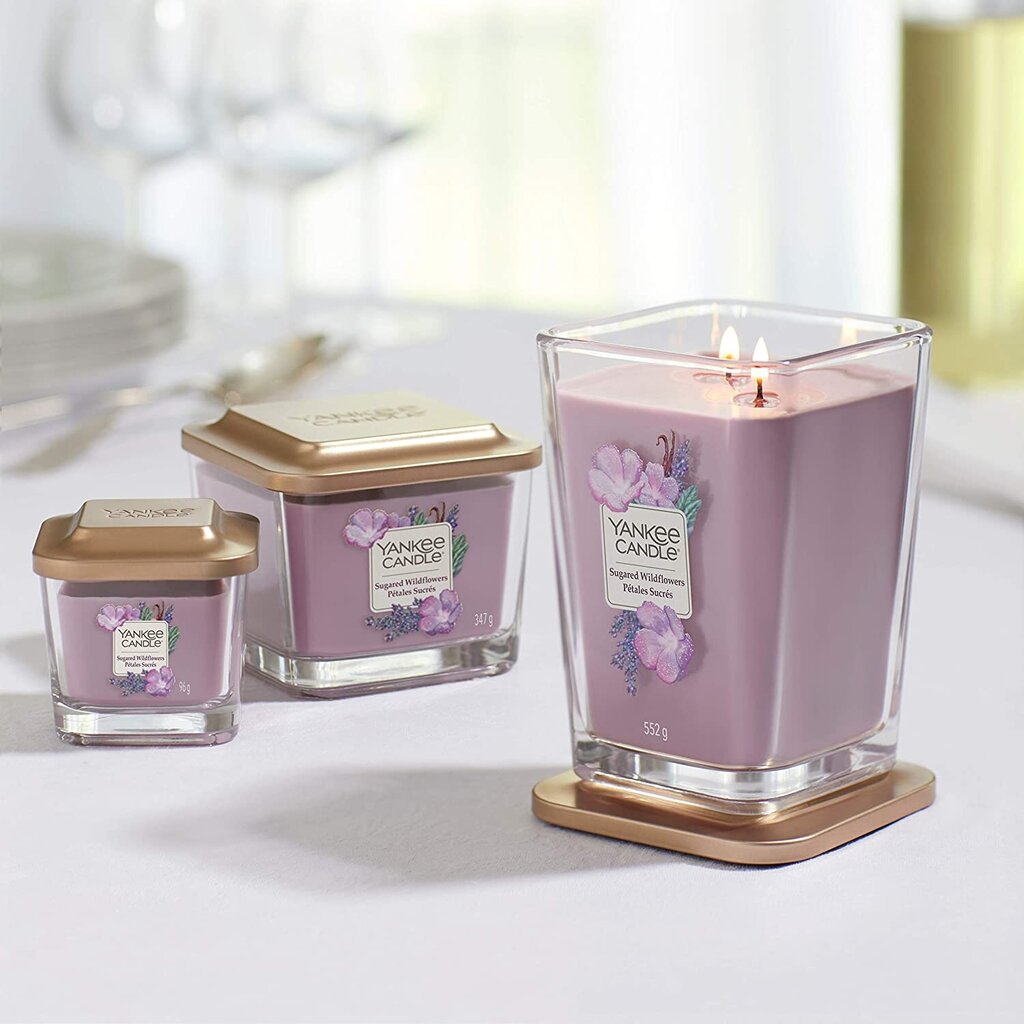 Kvapioji žvakė Yankee Candle Sugared Wildflowers 552 g kaina ir informacija | Žvakės, Žvakidės | pigu.lt