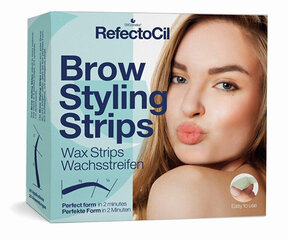 Восковые полоски для коррекции бровей Brow Styling Strips Refectocil цена и информация | Средства для депиляции | pigu.lt