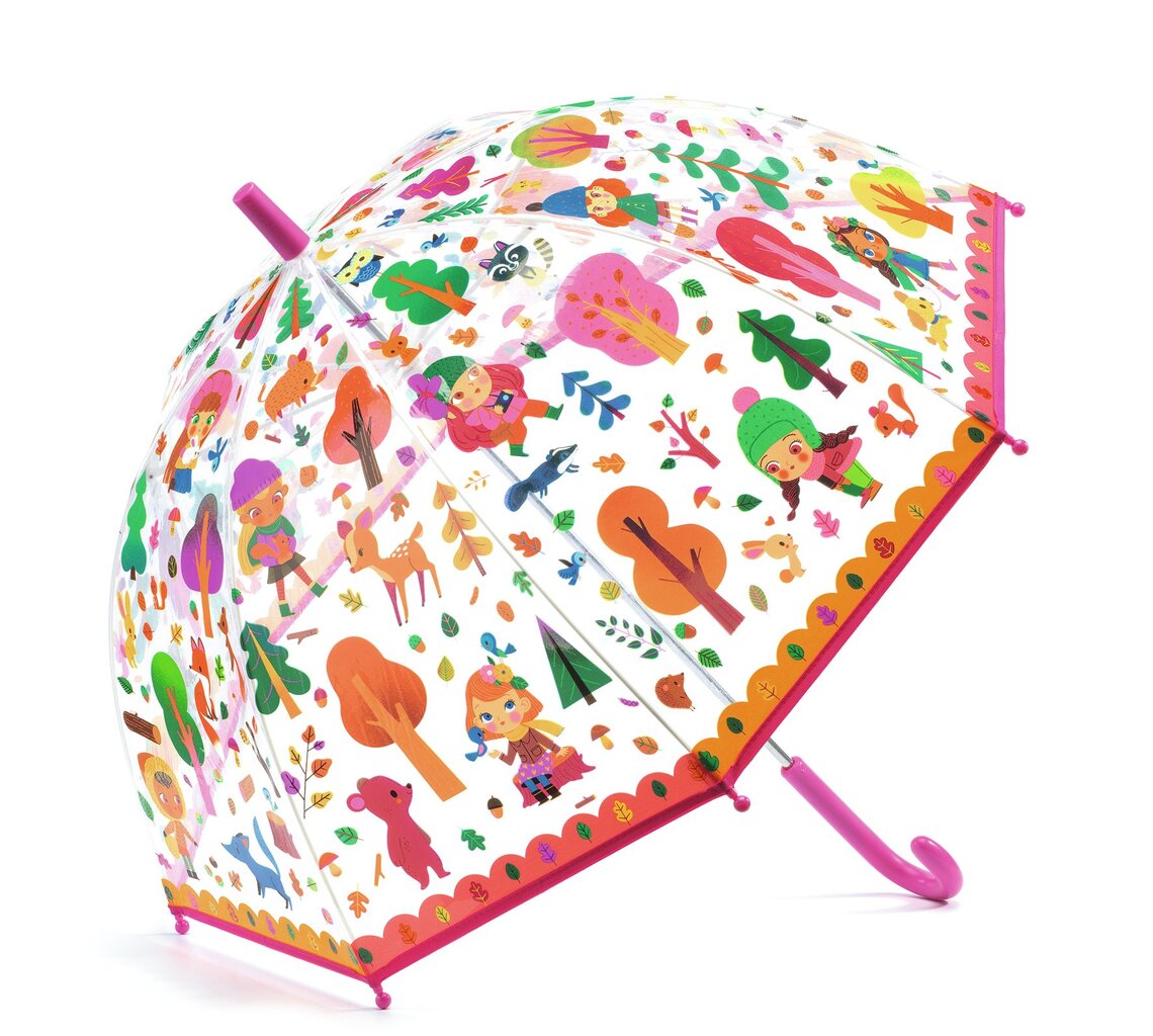 Vaikiškas skėtis - Miškas Djeco DD04706 цена и информация | Aksesuarai vaikams | pigu.lt