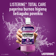 Burnos skalavimo skystis LISTERINE Total Care, 500 ml kaina ir informacija | Dantų šepetėliai, pastos | pigu.lt