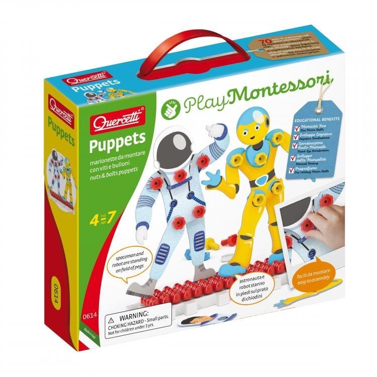 Kartoninis konstruktorius Lėlės marionetės Quercetti, 0614 kaina ir informacija | Konstruktoriai ir kaladėlės | pigu.lt