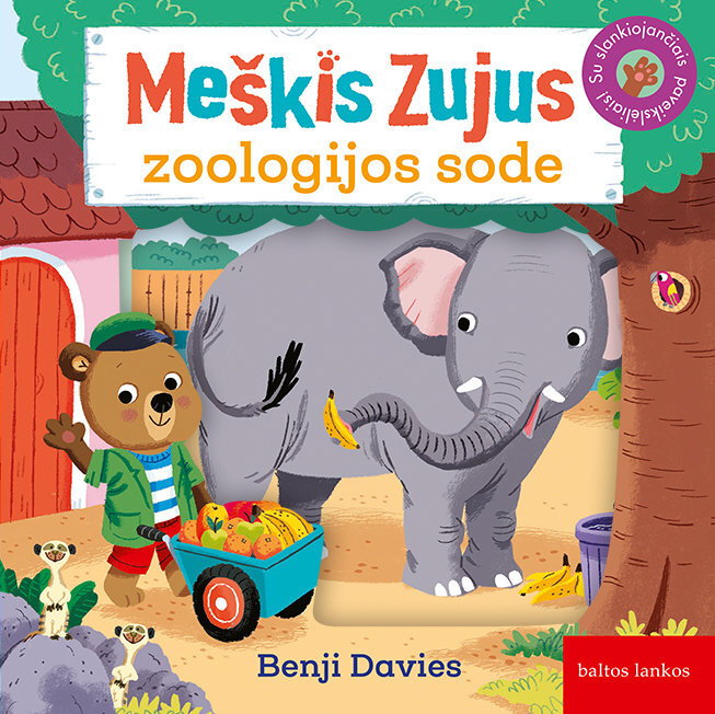 Knygelė Meškis Zujus zoologijos sode цена и информация | Knygos mažiesiems | pigu.lt