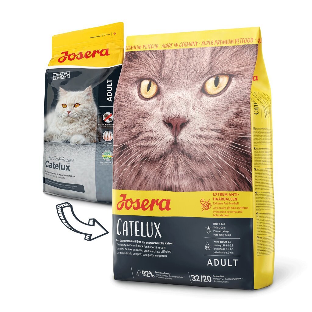 Josera išrankioms katėms Catelux, 2 kg цена и информация | Sausas maistas katėms | pigu.lt