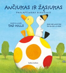 Skiemenuota knygelė "Ančiukas ir Žąsiukas. Paslaptingas kiaušinis" цена и информация | Книги для самых маленьких | pigu.lt