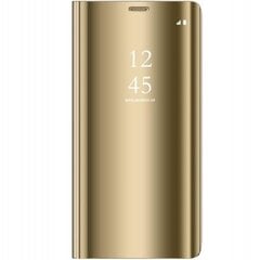 Mocco Clear View, Atverčiamas dėklas Samsung N970 Galaxy Note 10 telefonui, Auksinė kaina ir informacija | Telefono dėklai | pigu.lt