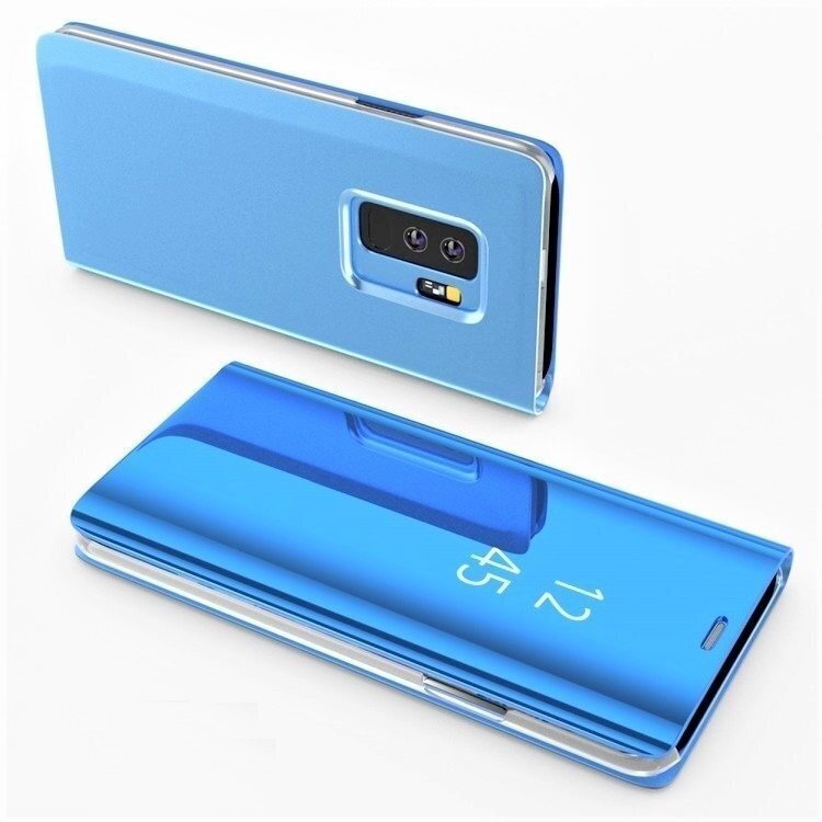 Mocco Clear View, Atverčiamas dėklas Samsung N970 Galaxy Note 10 telefonui, Mėlyna kaina ir informacija | Telefono dėklai | pigu.lt