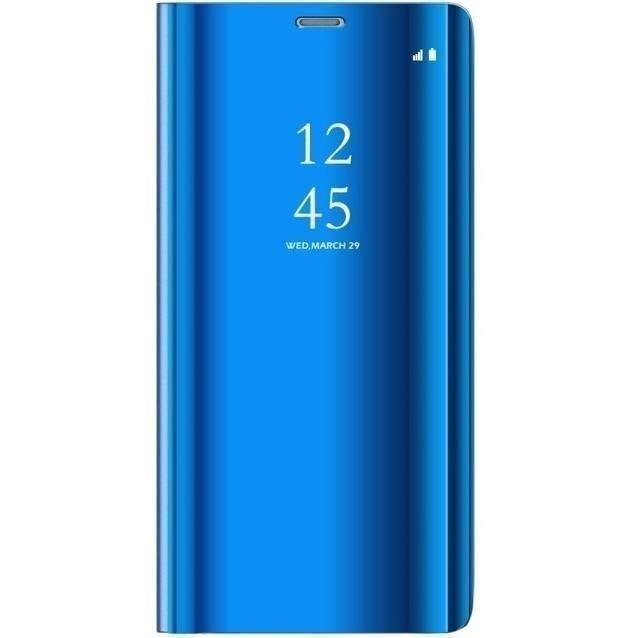 Mocco Clear View, Atverčiamas dėklas Samsung N970 Galaxy Note 10 telefonui, Mėlyna kaina ir informacija | Telefono dėklai | pigu.lt