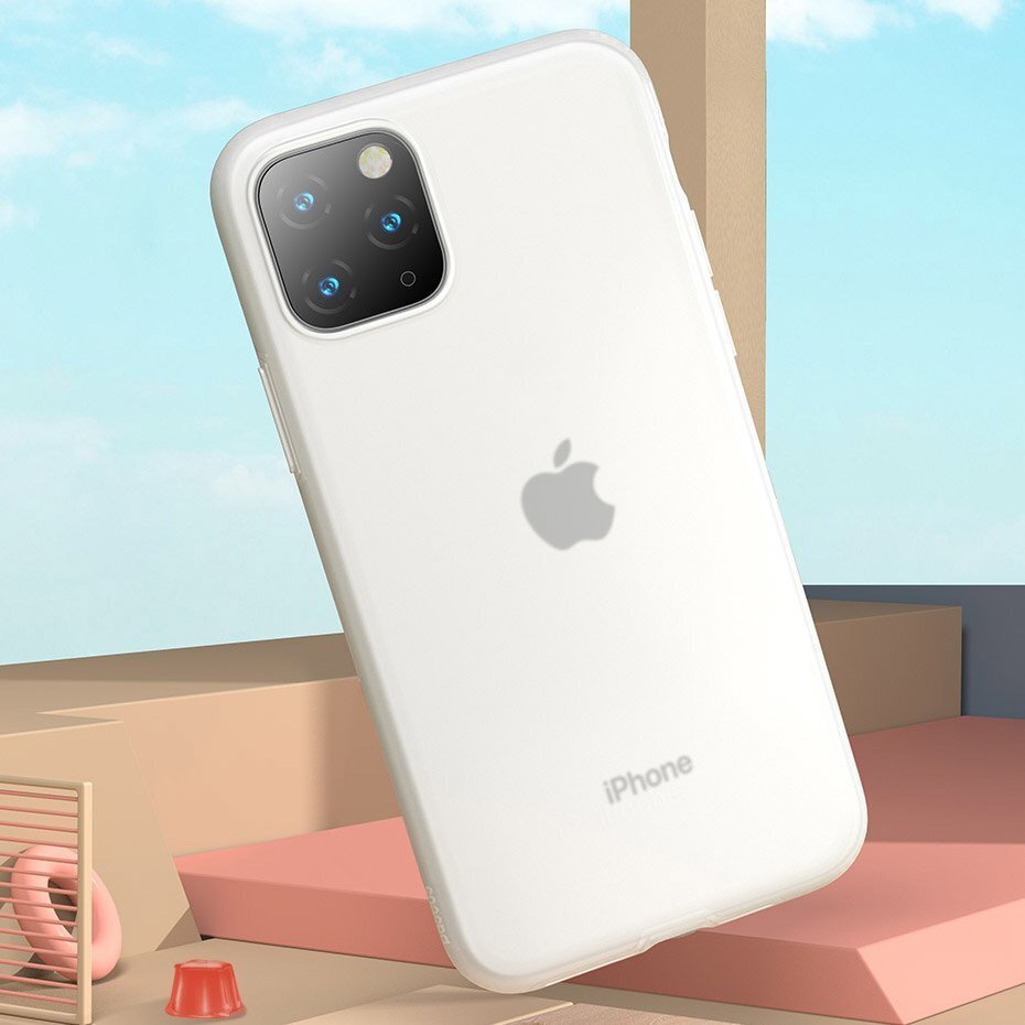 Baseus Jelly, skirtas iPhone 11 Pro Max, pilkas kaina ir informacija | Telefono dėklai | pigu.lt