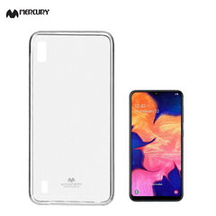 Чехол Mercury Goospery "Jelly Clear" Samsung A105 A10 прозрачный цена и информация | Чехлы для телефонов | pigu.lt