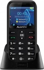 Allview D2 Senior, 32 MB, Dual SIM, Black (LT, LV, EE) kaina ir informacija | Mobilieji telefonai | pigu.lt