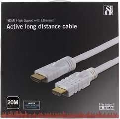 Deltaco HDMI-1201, HDMI, 20 m цена и информация | Кабели и провода | pigu.lt