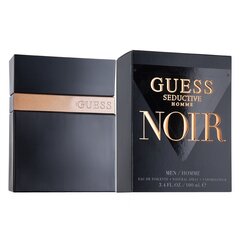 Туалетная вода для мужчин Guess Seductive Homme Noir EDT 100 мл цена и информация | Мужские духи | pigu.lt