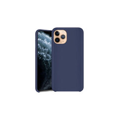 Mocco Ultra Slim Soft Matte 0.3 mm Silicone Case, skirtas Apple iPhone 11 Pro, Mėlynas kaina ir informacija | Telefono dėklai | pigu.lt