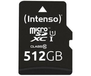 Intenso Micro SDXC UHS-I 512GB цена и информация | Atminties kortelės telefonams | pigu.lt