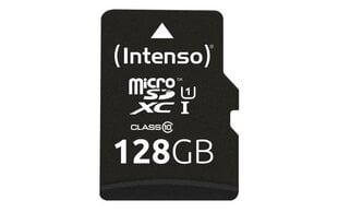 Intenso Micro SDXC UHS-I 256 ГБ (+ SD адаптер) цена и информация | Карты памяти для телефонов | pigu.lt